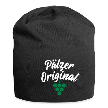 Pälzer Original - Jersey-Beanie - Schwarz - Vorne