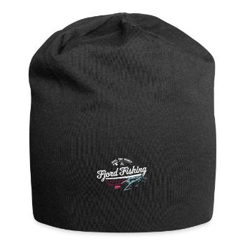 Fjord Fishing - Norway - Norge - Norwegen - Jersey-Beanie - Schwarz - Vorne