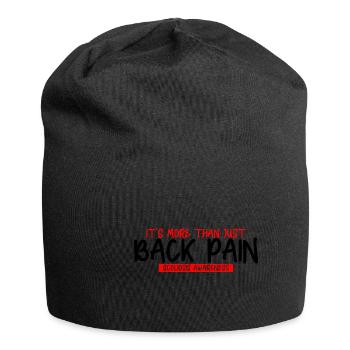 Its More Than Just Back Pain, Scoliosis Awareness3 - Jersey Beanie - black - Front