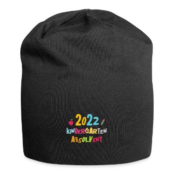 2022 Kindergarten Absolvent Erstklässler Schule - Jersey-Beanie - Schwarz - Vorne