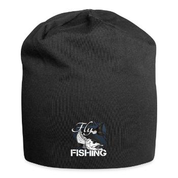 Fly fishing - trout fishing - Jersey Beanie - black - Front