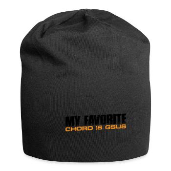 My Favorite Chord Is Gsus 4 - Jersey Beanie - black - Front