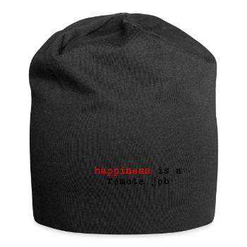 Happiness is a Remote Job 2 - Jersey Beanie - black - Front