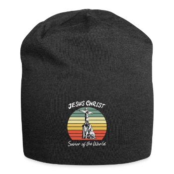 Maria Mutter Jesu, Jungfrau Maria, orthodox - Jersey-Beanie - Anthrazit - Vorne