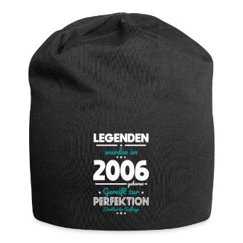 18. Geburtstag - Legenden wurden im 2006 - Jersey-Beanie - Schwarz - Vorne