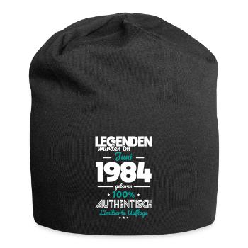 40th Birthday - Legends were unveiled in June 1984 - Jersey Beanie - black - Front