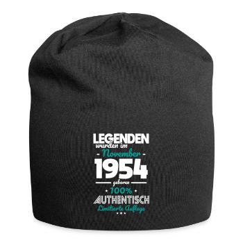 70e anniversaire - Les légendes ont été créées en novembre 1954 - Bonnet en jersey - noir - Devant