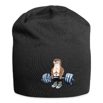 Loutroir de poids soulever cadeau Gym Fitness Hommes - Bonnet en jersey - noir - Devant