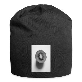 Kiwi - Jersey-Beanie - Schwarz - Vorne