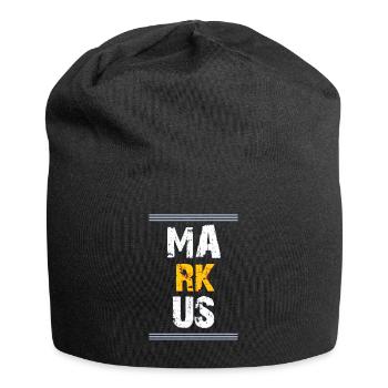 Markus Vorname - Jersey-Beanie - Schwarz - Vorne