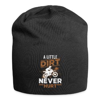Motocross Dirt Bike Rider Moto - Bonnet en jersey - noir - Devant