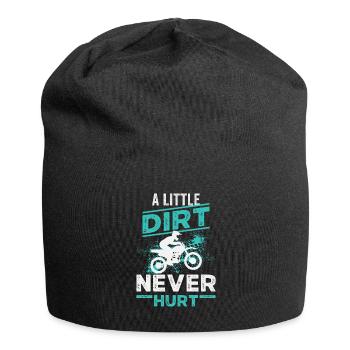 Motocross Dirt Bike Rider Moto - Bonnet en jersey - noir - Devant