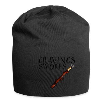 Envie de S’mores - Bonnet en jersey - noir - Devant