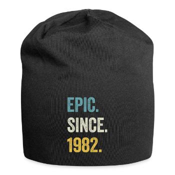 42 Years Old Epic Since 1982 42nd Birthday - Jersey Beanie - black - Front