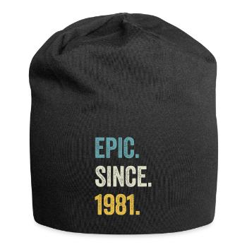 43e anniversaire 43 ans d’épopée depuis 1981 - Bonnet en jersey - noir - Devant