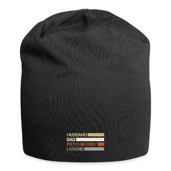 Rétro mari papa et psychiatre légendaire - Bonnet en jersey - noir - Devant