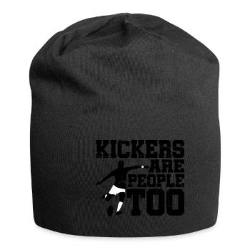 Kickers Are People Too 10 - Jersey Beanie - black - Front
