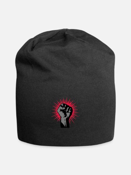faust / fist - Jersey-Beanie - Schwarz