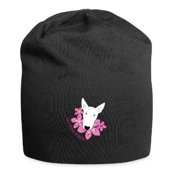Bullterrier white - Jersey-Beanie - Schwarz - Vorne
