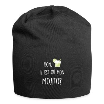 Mon mojito - Bonnet en jersey - noir - Devant