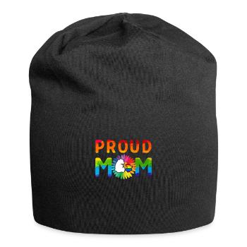 Fier maman ours - Bonnet en jersey - noir - Devant