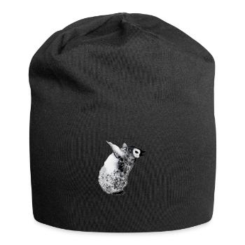 Crying baby penguin - Jersey Beanie - black - Front