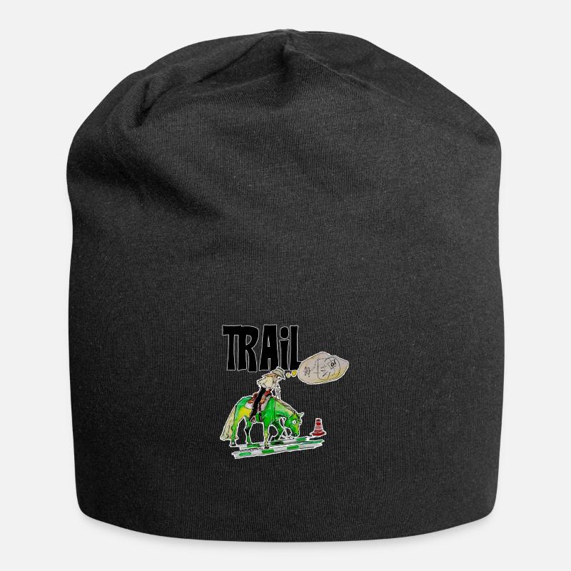 Trail - Jersey Beanie - black