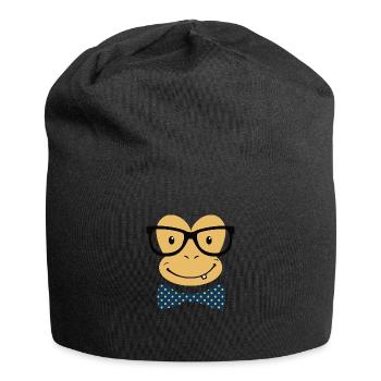 nerdy monkey - Jersey-Beanie - Schwarz - Vorne
