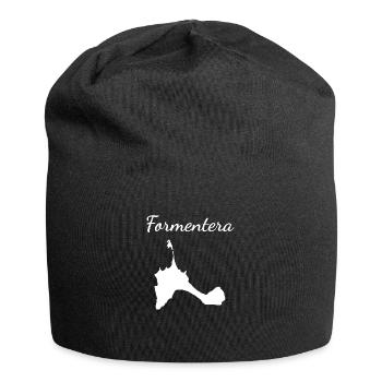 Formentera Balearic Islands Holiday Island Gift - Jersey Beanie - black - Front
