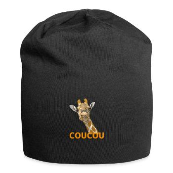 Girafe Coucou - Bonnet en jersey - noir - Devant