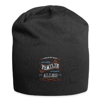 4t57369 geburtstag familienwappen mutter - Jersey-Beanie - Schwarz - Vorne