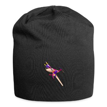 Small commercial aircraft - Jersey Beanie - black - Front