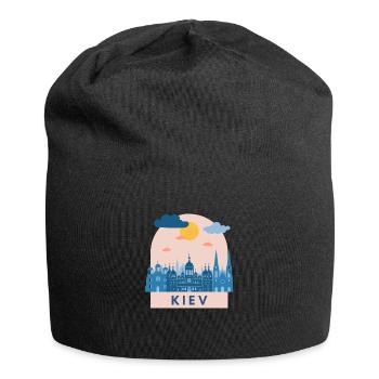 Ukraine Kiev Design Logo Europe Kiev - Jersey Beanie - black - Front