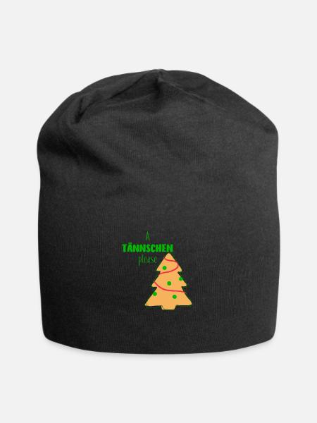 A Tännschen Please - Jersey-Beanie - Schwarz