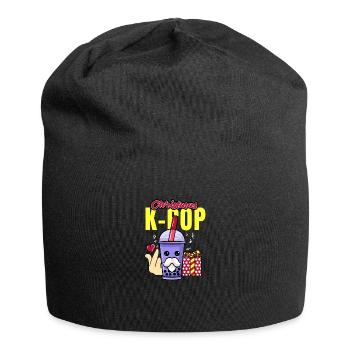 KPOP NOËL 4 - Bonnet en jersey - noir - Devant