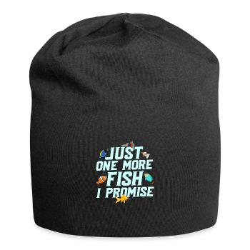 Just One More Fish I Promise Aquarium Owner Fish K - Jersey-Beanie - Schwarz - Vorne