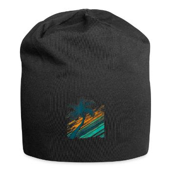 Palm Tree Logo - Bonnet en jersey - noir - Devant