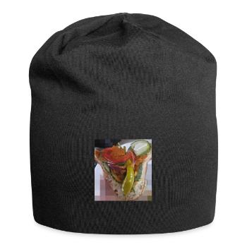 Döner Face pour tous les âges 🤣 - Bonnet en jersey - noir - Devant