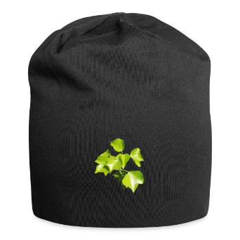 Ivy – Evergreen connection - Jersey Beanie - black - Front