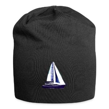Sailing ship Sailing Sailing Sailing Sailboat - Jersey Beanie - black - Front