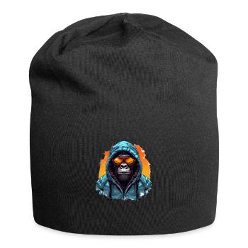 Street style mountain gorilla | Gorilla lovers - Jersey Beanie - black - Front