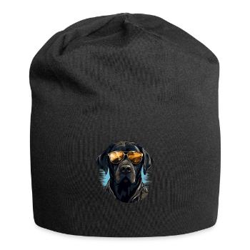 Urban Retriever: Streetwise Labrador Vibes - Bonnet en jersey - noir - Devant