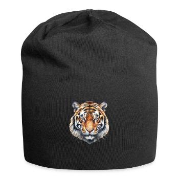 Le tigre de Sumatra - Bonnet en jersey - noir - Devant