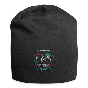 Jokes Statement Dad's Favorite Fathersday Geek - Jersey Beanie - black - Front