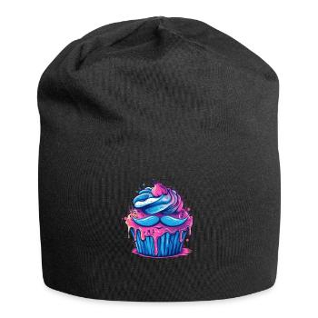 Ausgezeichneter Muffin - Jersey-Beanie - Schwarz - Vorne