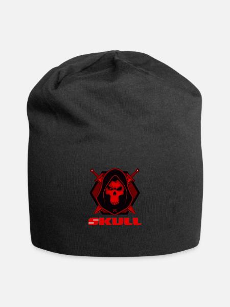 Totenkopf Böse Erwachen - Jersey-Beanie - Schwarz