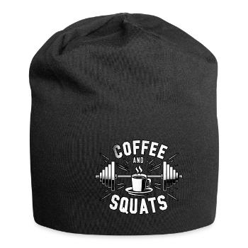 Café Et Squats 12 - Bonnet en jersey - noir - Devant