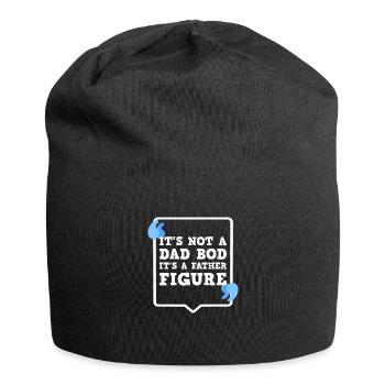 It’s Not A Dad Bod It’s A Father Figure - Jersey-Beanie - Schwarz - Vorne