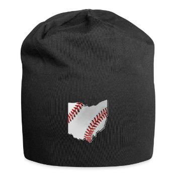 Ohio (United States) | real baseball | Map - Jersey Beanie - black - Front