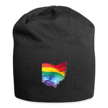 Ohio (United States) | Real Flag | LGBTQIA+ - Jersey Beanie - black - Front